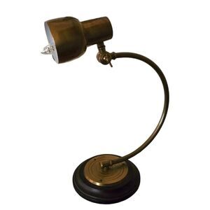 Pottery Barn Industrial Modern Arched Table Accent Lamp